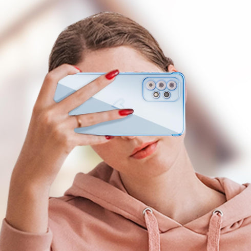 ZTOFERA Designed for Samsung Galaxy A53 Case,Cute Plating Edge Love Hearts Pattern with Camera Lens Protection Phone Cover for Samsung Galaxy A53 ...