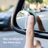 4 Pcs Blind Spot Car Mirror, 2" Round Wide Angle Adjustable Blind Spot Mirror, HD Glass Frameless Convex Rear View Mirror, Round Glass Blind Spot ...