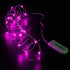 CYLAPEX 6 Pack Pink Fairy Lights String Battery Operated Fairy Lights Firefly Lights LED Starry String Lights 3.3ft 20 LEDs Silvery Copper Wire fo...