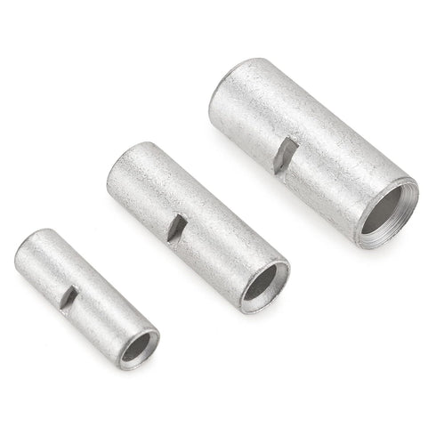 40PCS Gauge 8 6 4 Butt Terminal Electrical Wire Connectors Tinned Copper Crimp Splices Cable Ferrules...