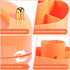 360 Rotating Makeup Brush Organizer, 5 Grids Makeup Brush Holder with Makeup Brush Cleaning Box, for Cosmetics, Nail Polish, Desk Storage Containe...