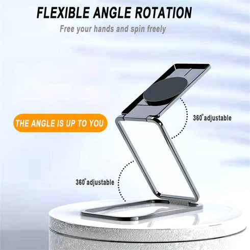 2 Pack Cell Phone Ring Stand Holder, IOUALEY Finger Kickstand 360° Rotation Adjustable Portable Metal Finger Grip Ring Kickstand Fits Most Smartph...