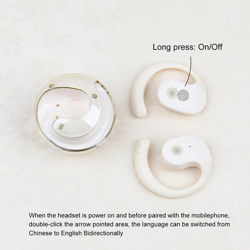 URIZONS Ball Shape Earhook TWS Gaming On Ear Earbuds Wireless Earphones - Low-Latency with charging case Bluetooth Over Ear Headphones TWS Headset...