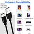 Slim USB C to USB A 20ft Cable, Long USB2.0 Cable USB A to Type C Fast Charging Long Charging Cable for PS5, Keyboard, Mouse and More! The Wire Di...