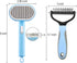 Dog Brush for Shedding, Undercoat Rake for Dogs, Cat Hair Brush, Self Cleaning Slicker Brush for Short and Long Haired Cats Dogs, Dog Deshedding B...