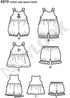 New Look Sewing Pattern 6970 Babies' Romper, Dress and Panties, Size A (NB-S-M-L)...