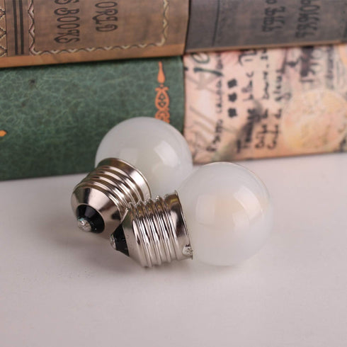 G40 Low Watt LED Light Bulbs 1.5W Soft Warm White 2700K G14 Energy Saving Bulb 15 Watt Equivalent Lights Bulb Standard Base E26, night light for B...
