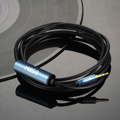 MillSO 1/4 to 3.5mm Headphone Adapter, 6.6 Feet TRS 6.35mm Female to 3.5mm Male 1/8 to 1/4 Stereo Audio Adapter for Guitar Amplifiers, Piano, Home...