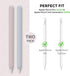 AhaStyle Silicone Case for Apple Pencil 2nd Generation & Apple Pencil Pro (2024) Sleeve Skin Ultra Thin Apple Pencil Protective Cover Compatible w...