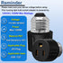 3 Packs 3 Prong Light Socket to Plug Adapter,E26/E27 Light Socket Outlet,Polarized Light Socket Adapter,2/3 Prong Outlet Socket Splitter Converter...
