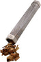 Pellet Smoker Tube, 12'' Stainless Steel BBQ Wood Pellet Tube Smoker for Cold/Hot Smoking, Portable Barbecue Smoke Generator Works with Electric G...