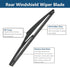 Rear Windshield Wipers Blade Arm Set for Kia Soul 2010-2019 / Kia Soul EV 2015-2019 Back Glass Wiper Arm Blade Replacements All Seasons Fit,Replac...