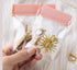 25 PCS Anti Tarnish Jewelry Bags, EVA Plastic Packing Bags, Transparent Sealable Pouches Ziplock Storage Bags, Resealable Poly Bags for Holding Je...