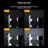 Vlogging Light PICTRON VL28 LED Light for iPhone Mini LED Camera Light Rechargeable 5600K 95+ Long-Lasting Fill Light for Gopro Hero 9 8 7 6 5 DJI...