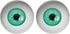 100PCS 8MM Human Eyes Glass Cabochon for Art Dolls Sculptures Props Masks Fursuits Taxidermy Jewelry Making Flatback 0.31inches...