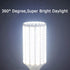 55W LED Corn Light Bulb (E39 Large Mogul Base) 5500Lm 6000K Cool White Daylight, for Metal Halide HID HPS Replacement Garage Parking Lot High Bay ...