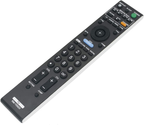 AIDITIYMI Replacement Remote Control RM-YD023 for Sony TV KDL-42V4100 KDL-46V4100 KDL-46W4100 KDL-46W4150 KDL-46WL140 KDL-52V4100 KDL-52W4100 KDL-...