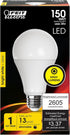 Feit Electric A21 LED Light Bulb, 150W Equivalent, Dimmable, 2605 Lumens, E26 Standard Base, 3000K Bright White, 80 CRI, High Output LED Light Bul...