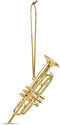 Broadway Gifts 3.5" Gold Brass Trumpet Ornament Decoration...