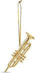 Broadway Gifts 3.5" Gold Brass Trumpet Ornament Decoration...