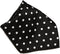 Vesuvio Napoli BLACK with WHITE Polka Dots Handkerchief Pocket Square Hanky Men's Handkerchiefs...