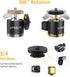 UTEBIT Magnet Camera Mount for Go Pro - 88MM Powerful Magnetic Base for Car, 360 Degree Rotation Ball Head, GoPro Adapter, Phone Holder, Compatibl...