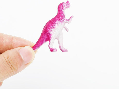 ONEST 55 Pieces Mini Dinosaur Figurines Playset Hand Painted Tiny Dinosaurs Party Favors Cake Toppers Dinosaur Figures Toys Small Luminous Dinosau...