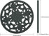 Silicone Trivet Mat,Set of 3 Heat Resistant Trivet for Hot Dishes Trivets for Hots Pots and Pans,Trivet Flexible Non Slip Potholder Hot Pads for K...