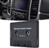 Qiilu Car Tape Player Adapter Cassette Tape Player Adapter Abs Wireless Car Cassette Player Adapter Car Bluetooth Cassette Reiver Converter with U...
