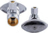 Everflow Supplies 71212PR-NL 1/2 X 3/8" CHROME PLATED No Lead BOXED ANGLE STOP VALVE WITH A SOLDER CUP AND A COMPRESSION CONNECT...