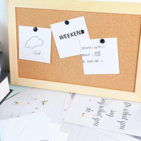 White Non Sticky Notes 3 x 3 Inch Note Memo Pads Blank Loose Paper with Acrylic White Stick Note Holder for Office, Home, School Supply (500 Sheet...