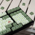 mintcaps Matcha Green PBT Keycaps Set 124 Keys XDA Profile Cute Keycaps Custom Dye-Sublimation Keyboard Keycaps for 60% 65% 70% 75% 100% Cherry Ga...