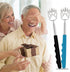 6 Pack Telescoping Back Scratcher - Bear Claw Back Scratchers - Portable Extendable Backscratcher with Rubber Handles in Black, Blue, Green, Purpl...