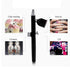 Airbrush Makeup Gun 0.3mm Needles Air Spray Pen for Beauty Cosmetic Skin Care Tattoos Manicure Body Painting - Black...