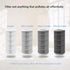 True HEPA Filter - Replacement Air Purifier Filter for QUEENTY F001 Air Purifier(Filter)...