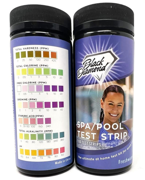 Swimming Pool, Spa, Hot Tub accessories, hot tub test strips 7-Way for Accurate Water Chemical Testing- Hardness, Chlorine, Bromine, Free Chlorine...