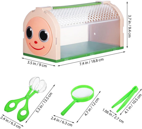 Outdoor Explorer Kit - Bugs Catcher Kit for Kids Critter Keeper Butterfly Habitat Magnifying Glass Summer Outdoor Toys...
