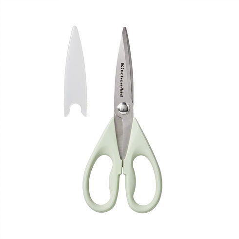 KitchenAid All Purpose Kitchen Shears with Protective Sheath for Everyday use, Dishwasher Safe Stainless Steel Scissors with Comfort Grip, 8.72-In...