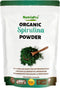 USDA Organic Spirulina Powder for Juice and Smoothy Mix; 100% Natural and Gluten Free, with High Protein, Vitamins, Antioxidants and Minerals (12 ...