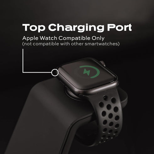 STATIK 10W Wireless Charging Station for Apple Devices, iPhone, AirPods and Apple Watch Charger Stand, 3 in 1 Charging Station Apple, Sleek Wirele...