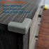 Sharp Edge & 16.2ft Furniture Safety Guards | Protective Foam Cushion | 15ft Bumper 4 Adhesive Childsafe Corners | Baby Child Proofing Foam Set an...