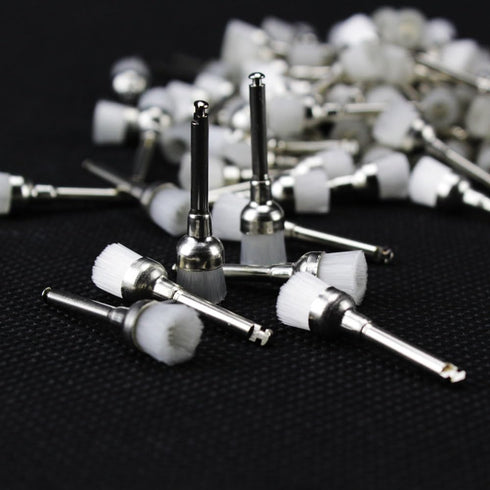 Airgoesin 100pcs Nylon Buffing Polishing Brush Polisher Latch Type RA 2.35 Grindering Power Rotary Cleaning Tools...