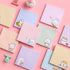 4 Pack 80Sheets Per Pack 3.15x3.15in Self-Stick Note Pads, Kawaii Sticky Notes,Cute Sticky Notes,Korean Sticky Notes,cute stationary,cute school s...
