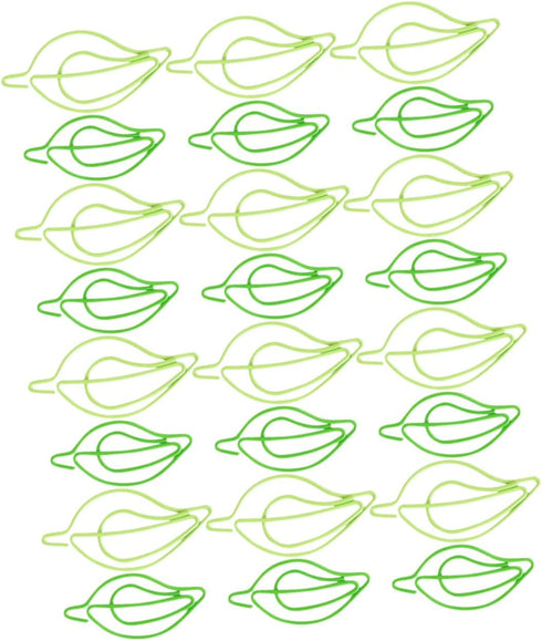 120 Pcs Paper Clip Paper Clip Office Paperclips Leaf Shaped Paper Clip Office Supplies Set Binder Folders Metal File Holder Small Paperclips Paper...