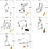 Music Note Cookie Cutter Shapes Set - 8 Pieces Stainless Steel Metal G Clef, Eighth Note, a Quarter Note, Piano, Violin, Guitar, Piano Keyboard Mu...