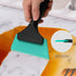 EHDIS Small Squeegee 5 inch Rubber Window Tint Windshield Scraper for Car,Glass, Mirror, Shower, Door,Bathroom Cleaning (Light Blue)...