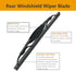2 Pack Rear Wiper Blades for Jeep Compass 2007-2017 / Jeep Patriot 2007-2017 / Chevrolet Trax 2013-2022 / Ford Escape 2001-2007 / Honda CR-V 2002-...