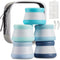 INSFIT Travel Containers for Toiletries, TSA Approved Silicone Cream Jars, Travel Size Containers with Lids, BPA Free Leakproof Travel Accessories...