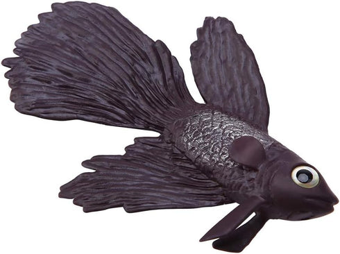 FTVOGUE Aquarium Swimming Fish Silicone Artificial Funny Fish Ornament Lifelike Fake Fish for Fish (Brown Betta Fish)...