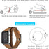 Compatible with Apple Watch Band 49mm 46mm 45mm 44mm 42mm(Series 3 2 1),Genuine Leather Bracelet Wrist Strap Compatible Apple Watch Ultra1/2 Serie...